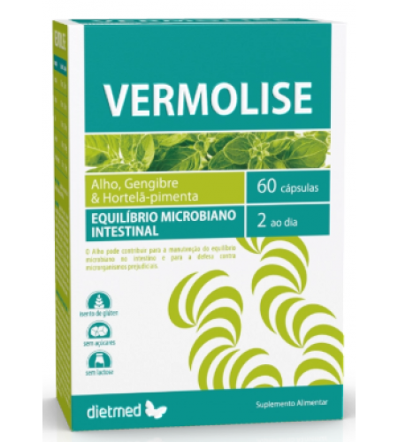 Vermolise - 60 Cápsulas - Dietmed
